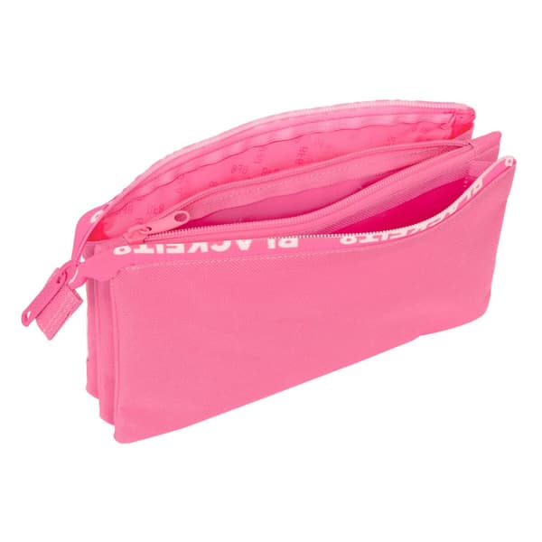 Tredobbelt bæretaske BlackFit8 Glow up Pink (22 x 12 x 3 cm)