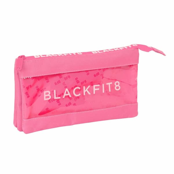 Tredobbelt bæretaske BlackFit8 Glow up Pink (22 x 12 x 3 cm)