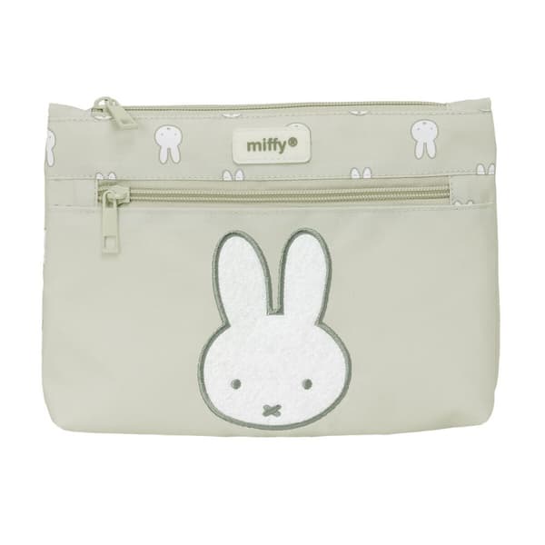 Dobbelt carry-all Miffy Niebla Grå 23 x 16 x 3 cm