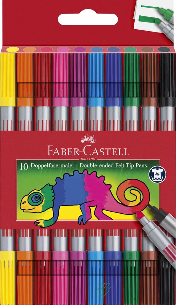 Fiberpenna Dubbelspets Etui 10/fp