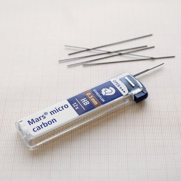 Reservstift STAEDTLER 0,5mm HB 12/fp 12st