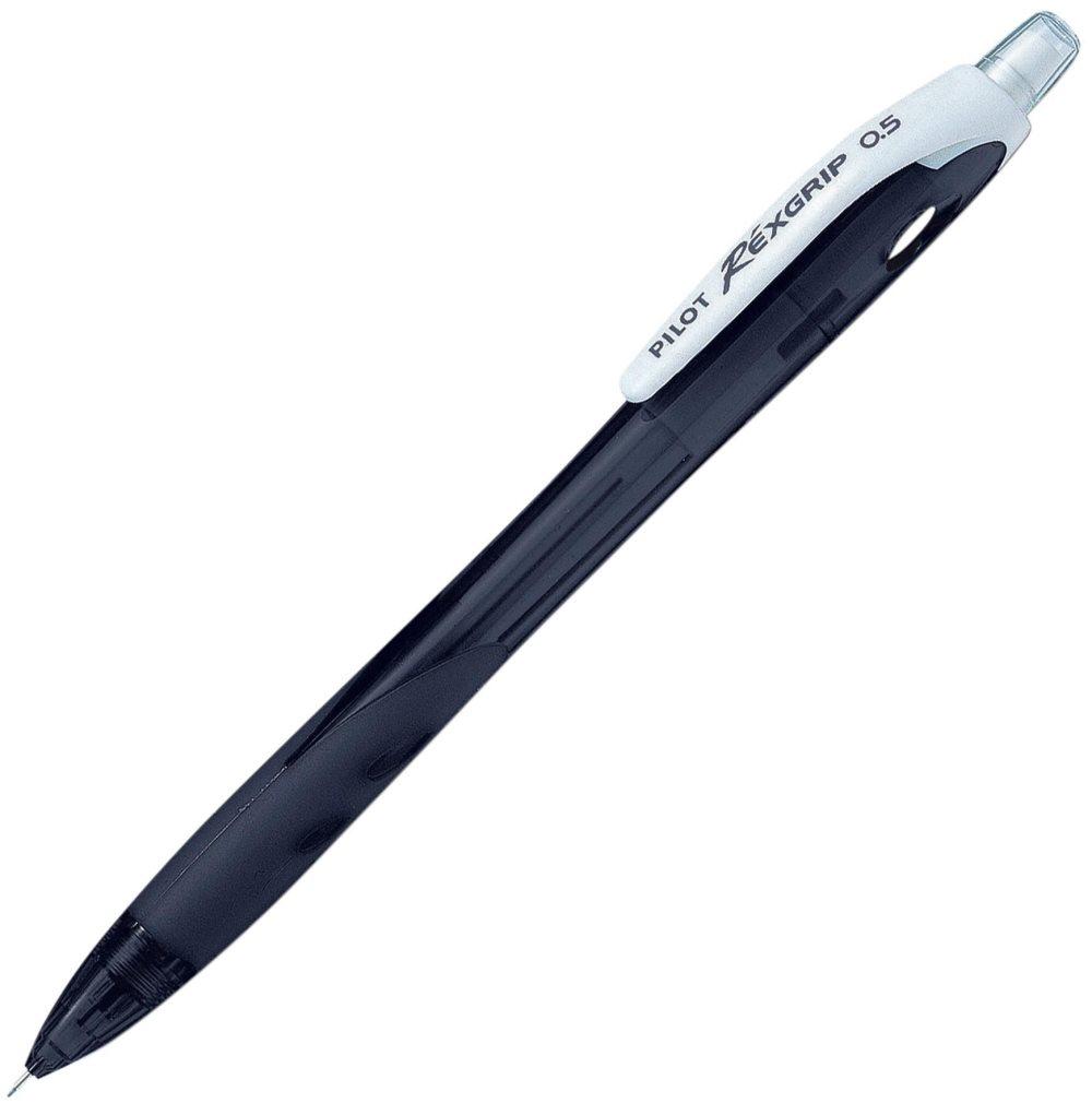Stiftpenna PILOT Rexgrip 0,5mm svart 10st