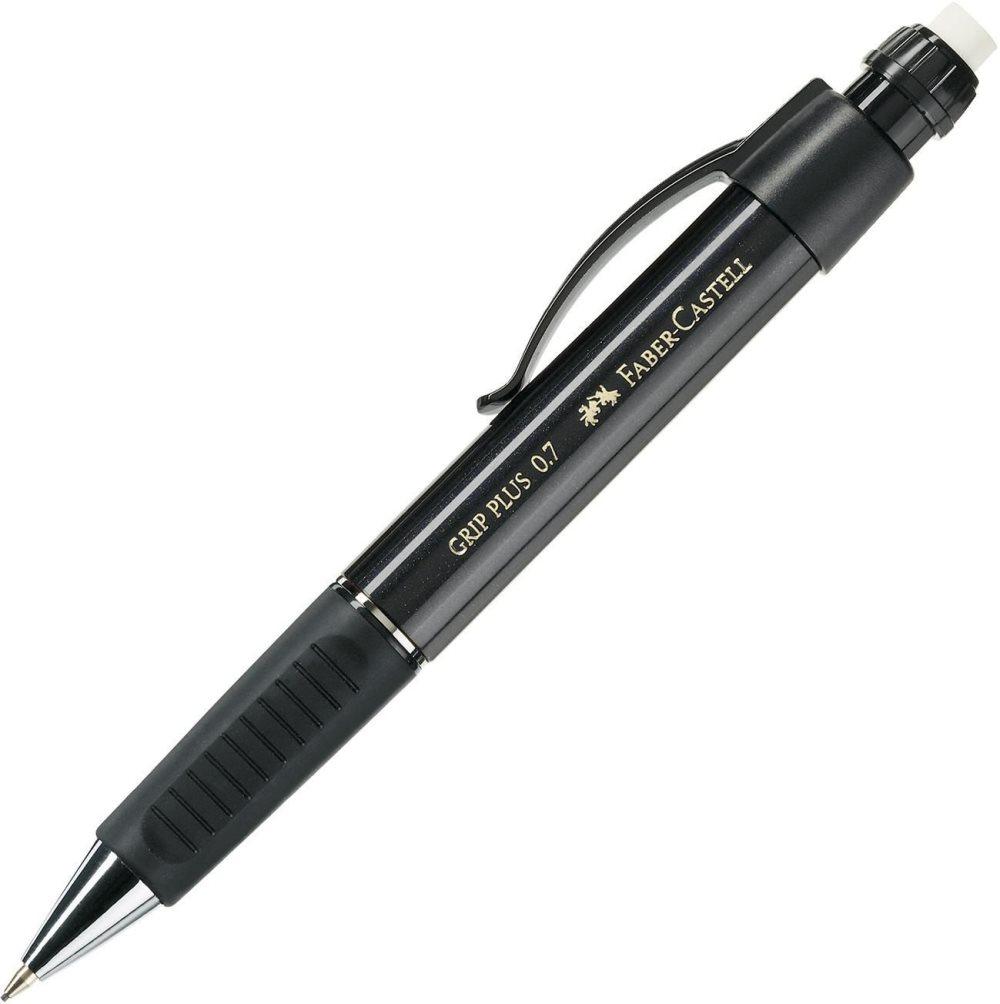 Stiftpenna Grip Plus 0,7mm met. svart 5st