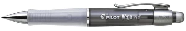 Stiftpenna PILOT Vega 0,5mm neon svart 12st