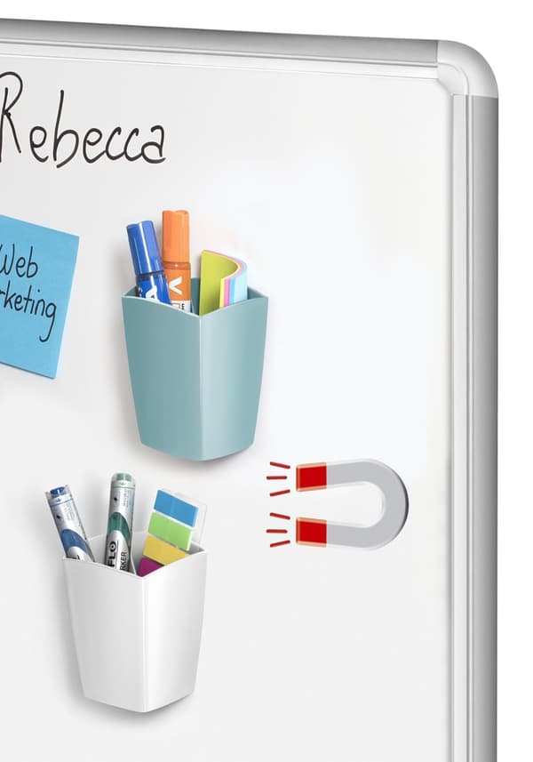 Pennkopp magnetisk Gloss vit