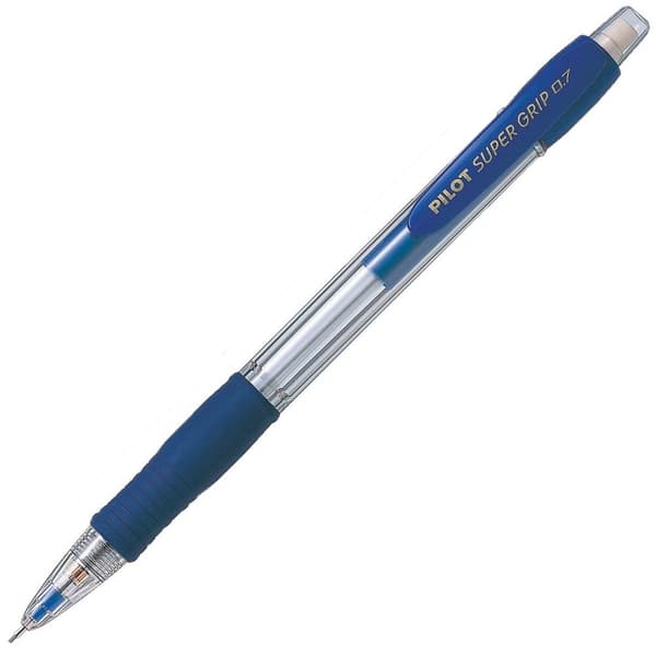 Stiftpenna PILOT Supergrip 0,7mm blå 12st