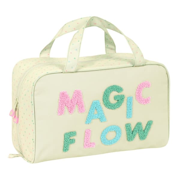 Skolnecessär Glow Lab Magic flow Beige 31 x 14 x 19 cm