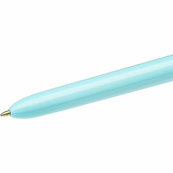 Sæt med Kuglepenne Bic Fun Blå Hvid (12 Dele)