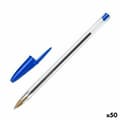 Miniatyrbillede 1 af 2: Kuglepen Bic Cristal Original Blå 0,32 mm (50 enheder)