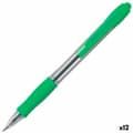Miniatyrbillede 1 af 2: Kuglepen Pilot Supergrip Lysegrøn 0,4 mm (12 enheder)