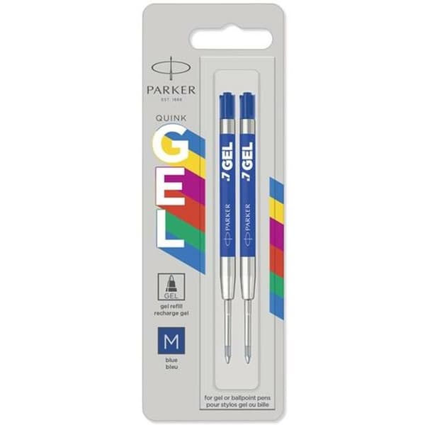 Refill til kuglepen Parker Jotter 2 Dele Blå (12 enheder)
