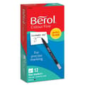 Miniatyrbild 1 av 7: Fiberpenna BEROL Fine svart 12/fp