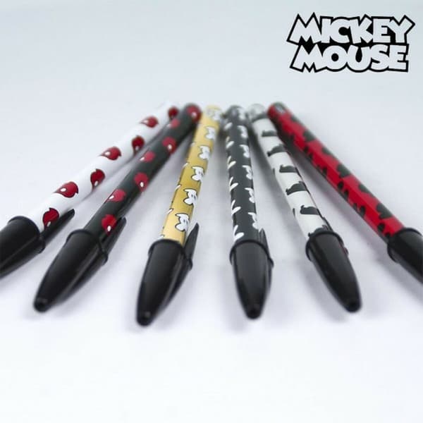 Sæt med Kuglepenne Mickey Mouse CRD-2100002747 (6 pcs) Multifarvet