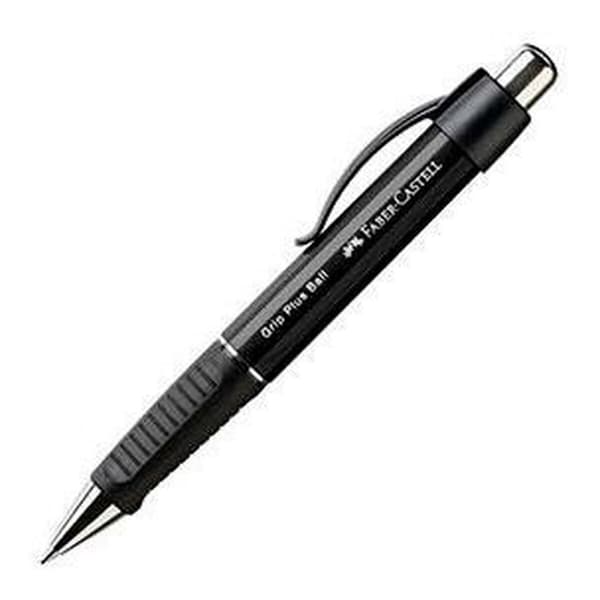 Kuglepen Faber-Castell Grip Plus Ball M Sort 5 enheder