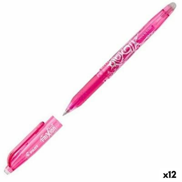 Kuglepen Pilot Frixion Point Sletbart blæk Pink (12 enheder)