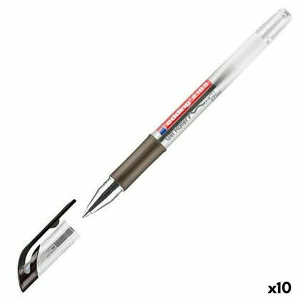 Kuglepen Roller Edding 2185 Sort 0,7 mm (10 enheder)