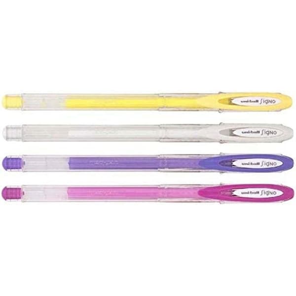 Sæt med Kuglepenne Uni-Ball Rollerball Signo Angelic Colour UM-120AC Multifarvet 0,45 mm