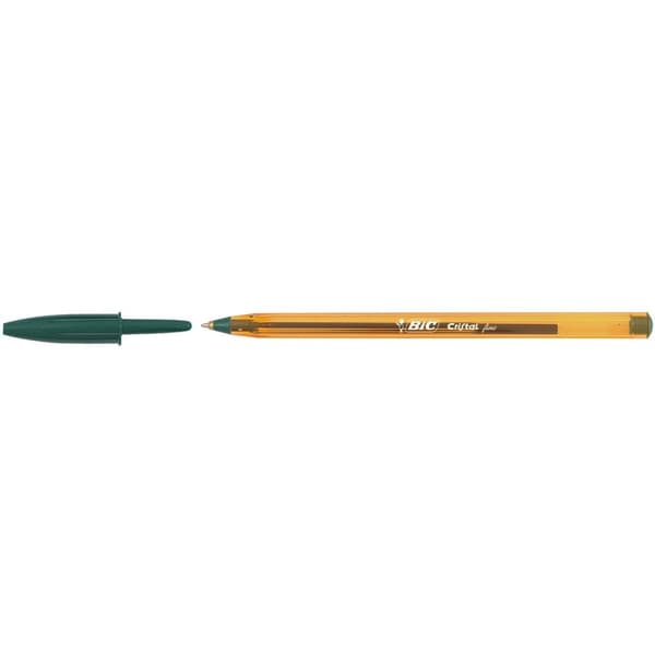 Kuglepen Bic Cristal Fine Grøn 0,3 mm 50 Dele