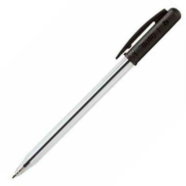 Kuglepen Tratto UNO Sort 0,5 mm (50 Dele)