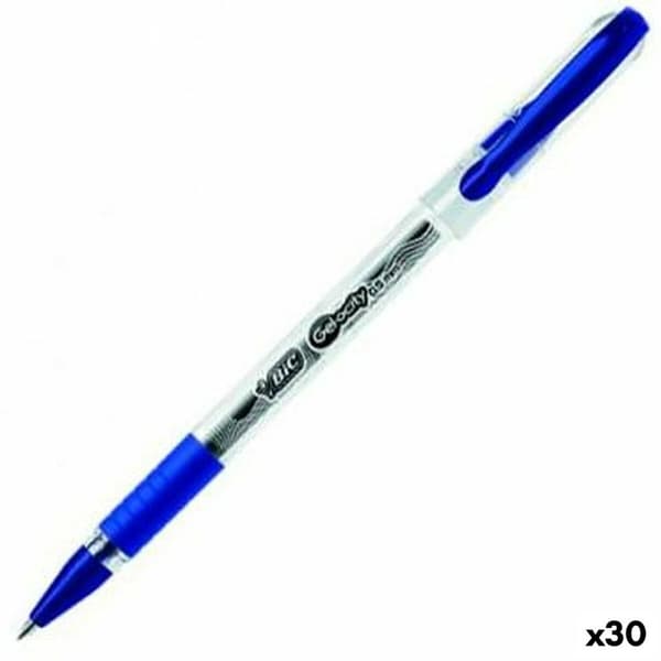 Gel kuglepen Bic Ocity Stic Blå 0,5 mm (30 enheder)