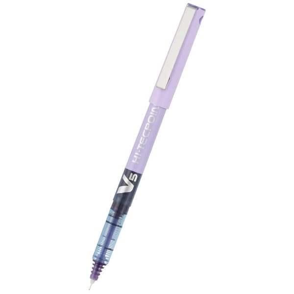 Pen med flydende blæk Pilot V-5 Hi-Tecpoint Violet 0,3 mm (12 enheder)