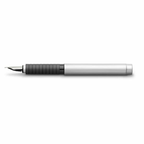 Kalligrafi pen Faber-Castell Essentio F Mat overflade Sølvfarvet
