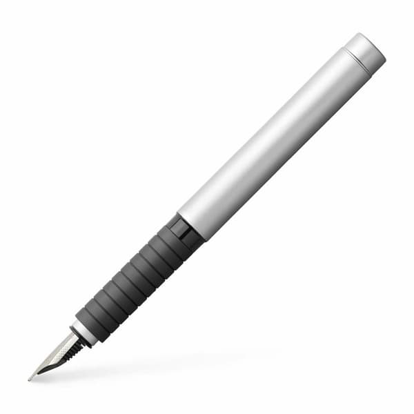 Kalligrafi pen Faber-Castell Essentio F Mat overflade Sølvfarvet