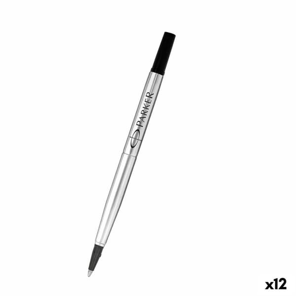 Refill til kuglepen Parker Sort (12 enheder)
