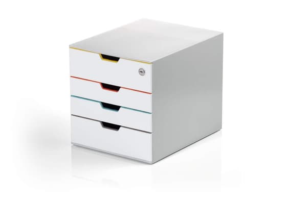 Blankettbox DURABLE Varicolor 4 Safe vit