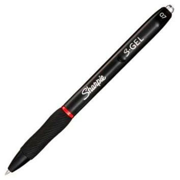 Kuglepen Sharpie Rød 0,7 mm (12 enheder)