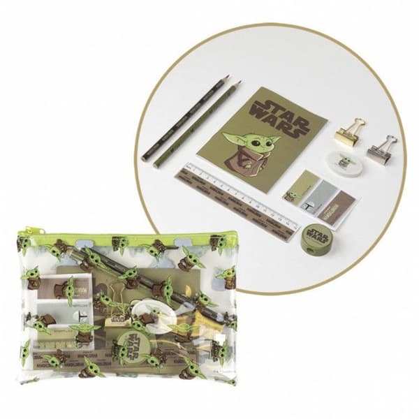 Mandalorian Grogu School brevpappersset