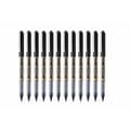 Miniatyrbild 1 av 2: Penna för flytande bläck Uni-Ball Rollerball Eye Broad UB-150 Svart 1 mm (12 Delar)