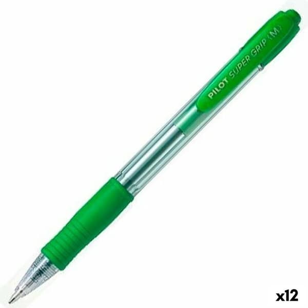 Penna Pilot Supergrip Grön 0,4 mm (12 antal)