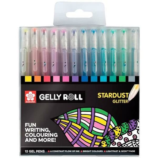Pennset Talens Sakura Stardust Glitter 12 Delar