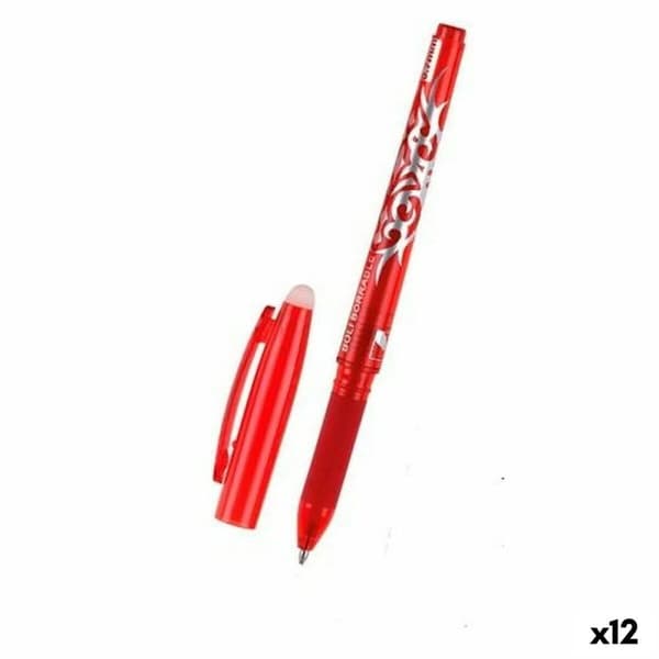 Penna MP Röd Suddbart bläck 0,7 mm (12 antal)