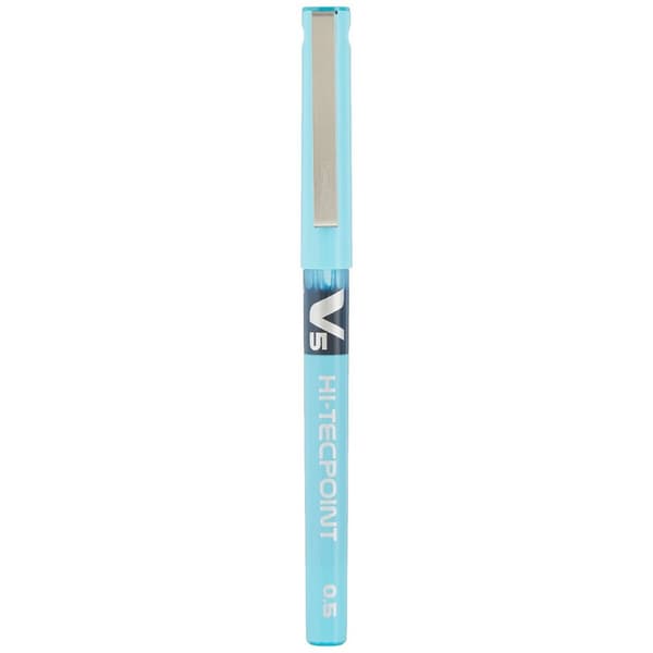 Penna för flytande bläck Pilot V-5 Hi-Tecpoint Ljusblå 0,3 mm (12 antal)
