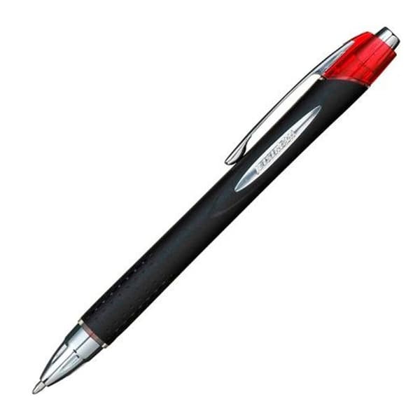 Pen med flydende blæk Uni-Ball Rollerball Jetstream SXN-210 Rød 1 mm (12 Dele)
