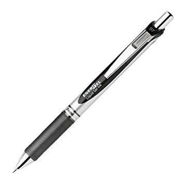 Gelpenna Pentel EnerGel Deluxe Svart 0,35 mm 12 Delar