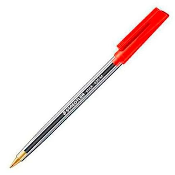 Penna Staedtler Stick 430 Röd (50 antal)