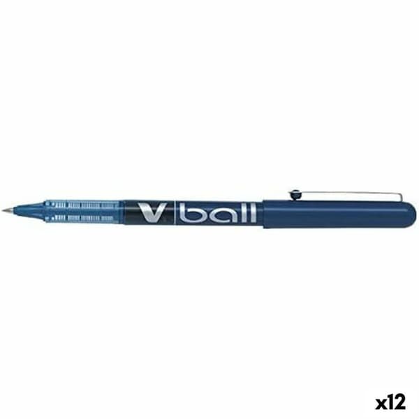 Penna för flytande bläck Pilot Roller V-Ball Blå 0,3 mm (12 antal)