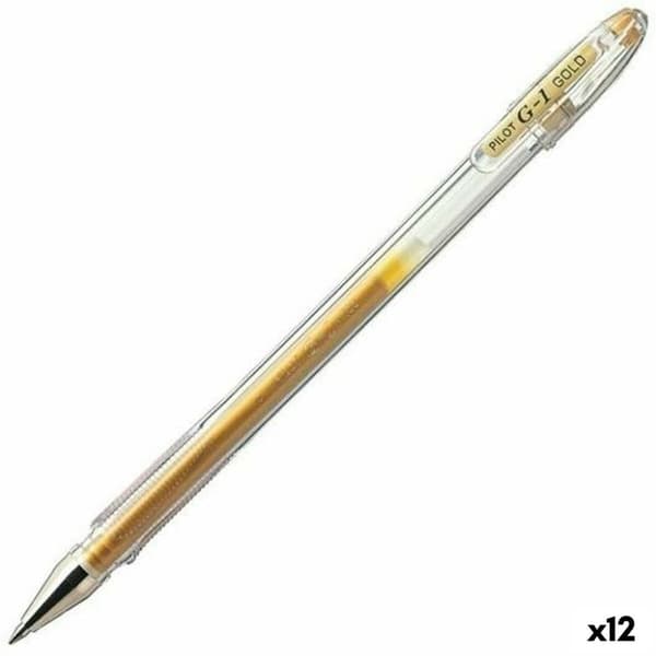 Penna Roller Pilot G-1 Gyllene 0,4 mm (12 antal)
