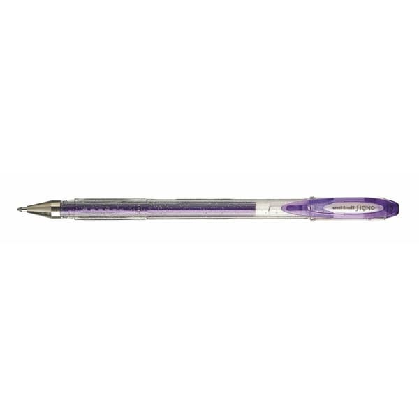 Penna för flytande bläck Uni-Ball Sparkling UM-120SP Violett 0,5 mm (12 Delar)