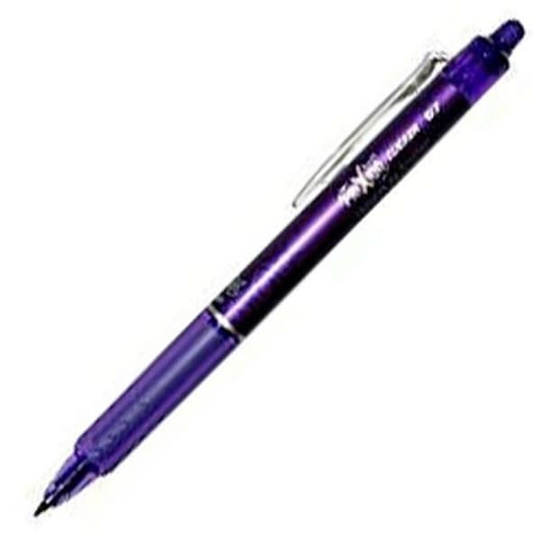Penna Pilot Frixion Clicker Suddbart bläck Violett 0,4 mm 12 antal