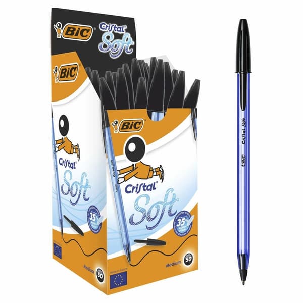 Penna Bic Cristal Soft 1-2 mm 50 Delar