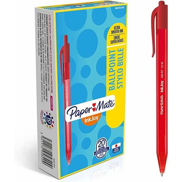 Penna Paper Mate Inkjoy 20 Delar Röd 1 mm (36 antal)