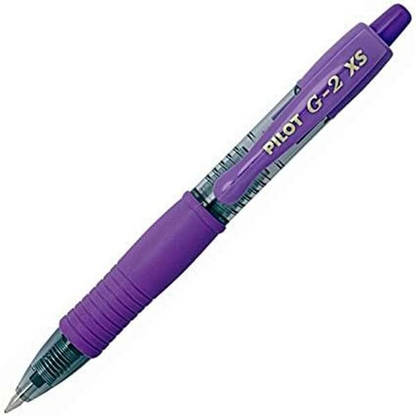 Kuglepen Roller Pilot G-2 XS Kan trækkes tilbage Violet 0,4 mm (12 enheder)