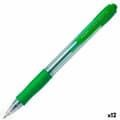 Miniatyrbillede 1 af 2: Kuglepen Pilot Supergrip Grøn 0,4 mm (12 enheder)