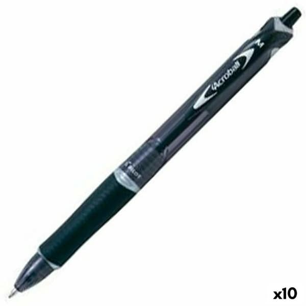 Kuglepen Pilot Acroball Sort 0,4 mm (10 enheder)