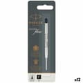 Miniatyrbillede 1 af 2: Refill til kuglepen Parker Quink Flow Sort 0,8 mm (12 enheder)