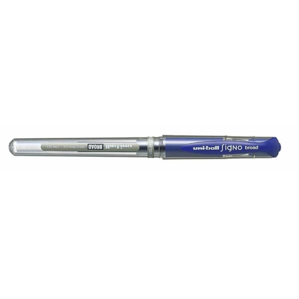 Flytende blekkpenn Uni-Ball Signo Broad UM-153 W Blå 0,6 mm (12 Deler)